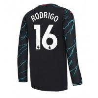 Manchester City Rodri Hernandez #16 Rezervni Dres 2023-24 Dugi Rukav